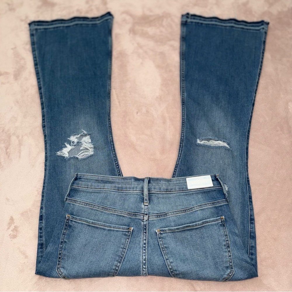 Hollister high rise vintage flare distressed Jean size 28/L31 - Picture 5 of 13